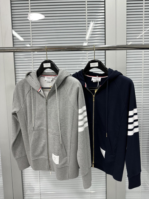 TJ공장 톰브라운 사선완장 후드 집업 04