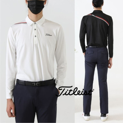 타이틀리스트 남성 사선 골프카라 티셔츠(2color)
