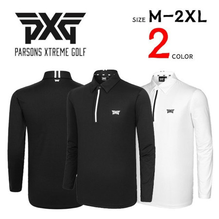PXG 남성 퍼포먼스 스윙 긴팔 카라티(2color)