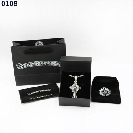 크롬하츠 크로스 라벨 십자 목걸이