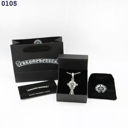 크롬하츠 크로스 라벨 십자 목걸이