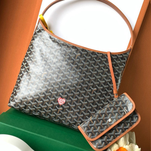 고야드 보헴 호보백 블랙 탄 레드 마카쥬(화이트팩토리)