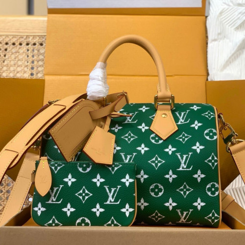 루이비통 스피디 P9 반둘리에 25 모노그램 그린 M24423(88공장)