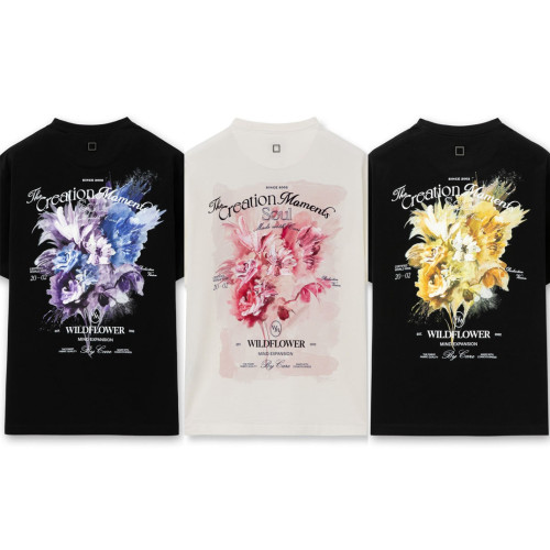 우영미 25SS 플라워 백로고 티셔츠(TB 셀렉 공장)