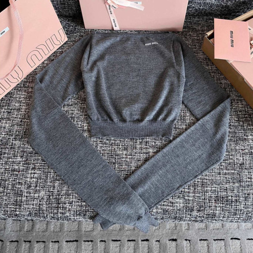 미우미우 보트넥 니트(티모)