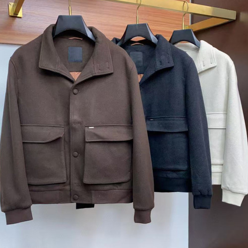 제냐 더블 포켓 라펠 자켓