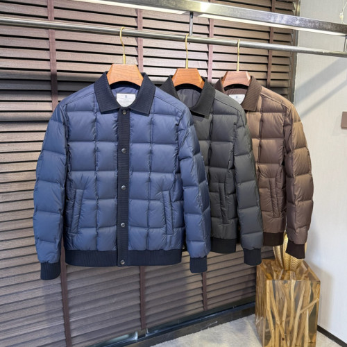 브루넬로 쿠치넬리2025 가을/겨울 신상품 라펠 다운 재킷